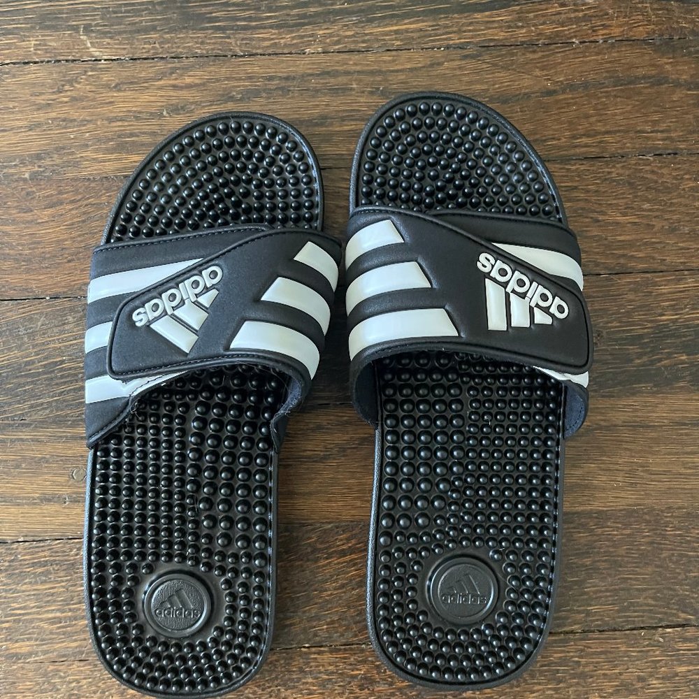 Adidas Women's Slip On Velcro Adjustable Sandals - Size 8